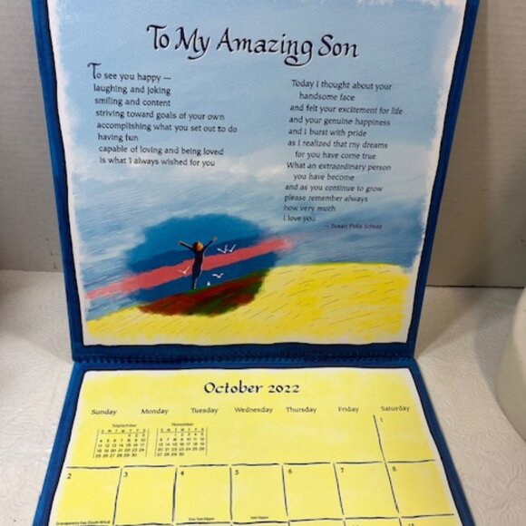 2022 "To My Son, I Love You" 12-Month Wall Calendar by Susan Polis Schutz - Picture 9 of 13